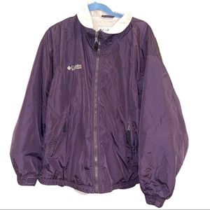 Vintage Columbia Womens Purple Winter Coat Lined Jacket sz L